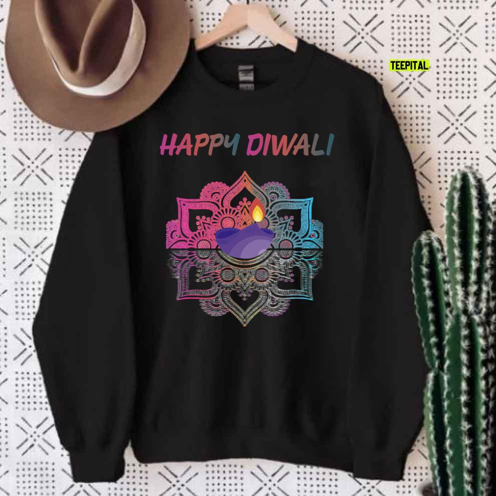 Happy Diwali Day Indian Culture Lights Festivity T-Shirt Happy Diwali Day Indian Culture Lights Festivity T-Shirt