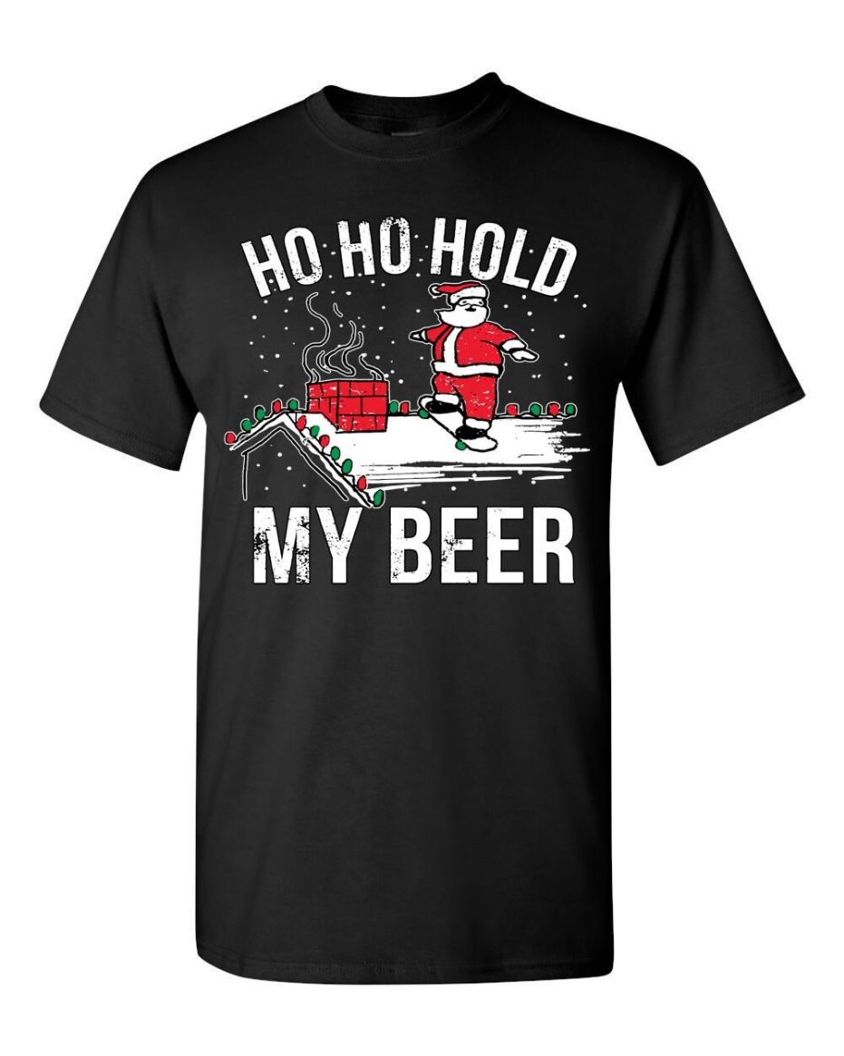 Ho Ho Hold My Beer Santa Claus Christmas Sweater Ho Ho Hold My Beer Santa Claus Christmas Sweater