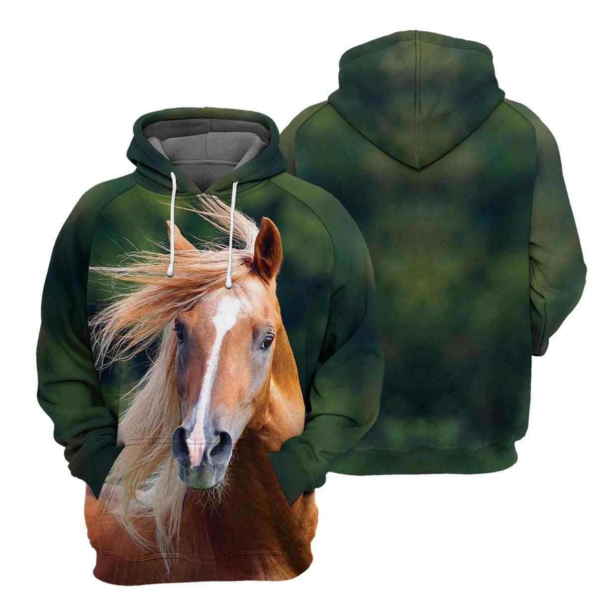 Horse All Over Print Unisex Hoodie Horse All Over Print Unisex Hoodie