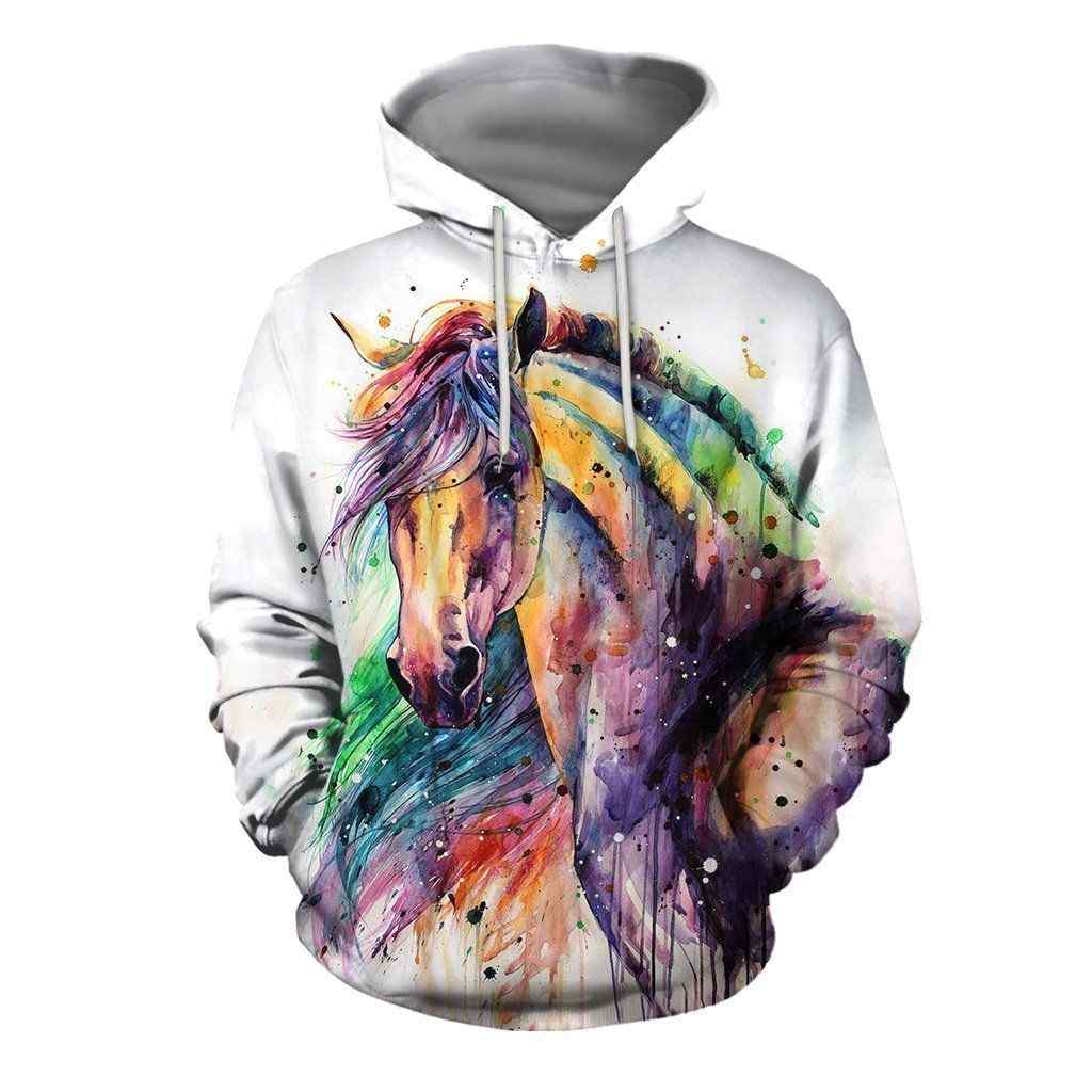 Horse Gifts All Over Printed Horse Hoodie Horse Gifts All Over Printed Horse Hoodie