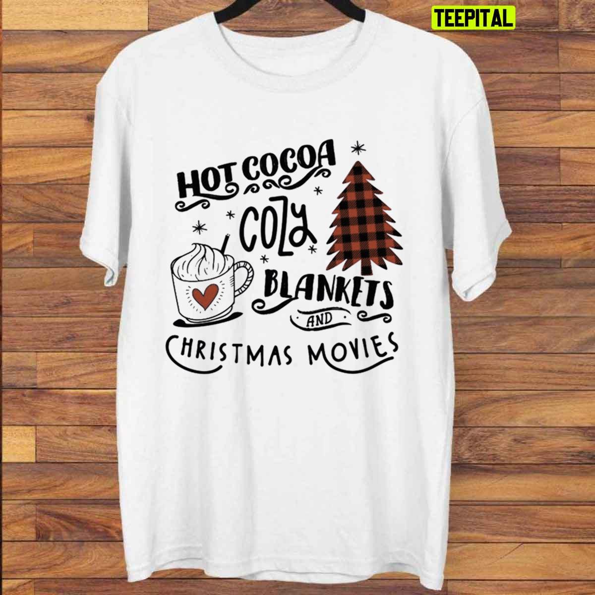 Hot Cocoa Cozy Blankets Christmas Movies Buffalo Plaid Sweatshirt Hot Cocoa Cozy Blankets Christmas Movies Buffalo Plaid Sweatshirt