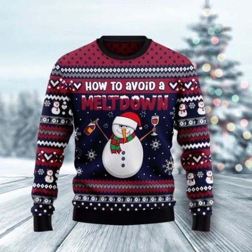 How To Avoid A Meltdown Christmas 3D Sweater