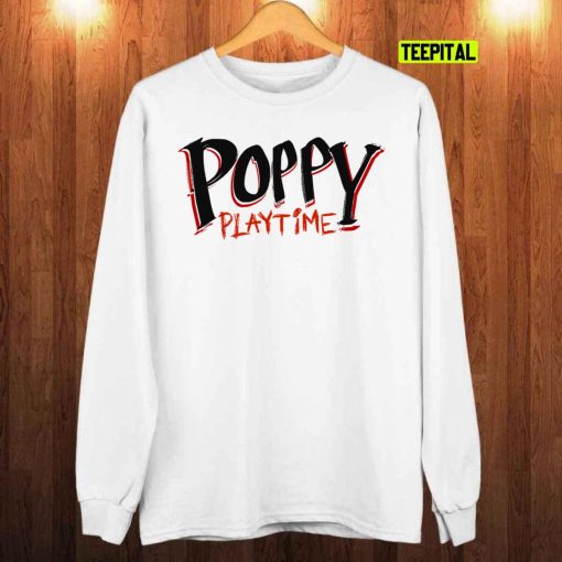 Huggy Wuggy Poppy Playtime Logo Title T-Shirt