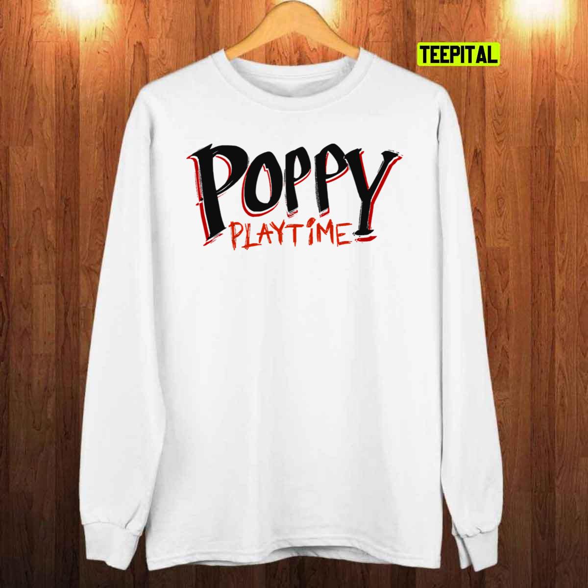 Huggy Wuggy Poppy Playtime Logo Title T-Shirt Huggy Wuggy Poppy Playtime Logo Title T-Shirt