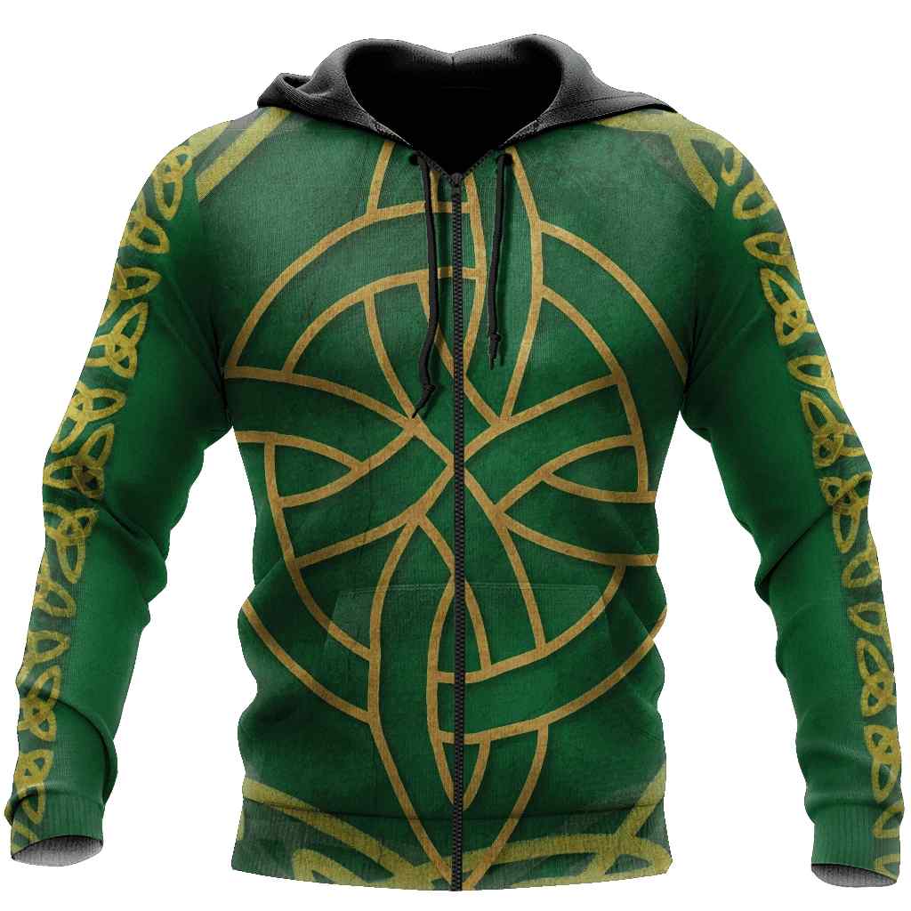 Irish All Over Printed Unisex Hoodie Saint Patrick's Day Irish All Over Printed Unisex Hoodie Saint Patrick's Day