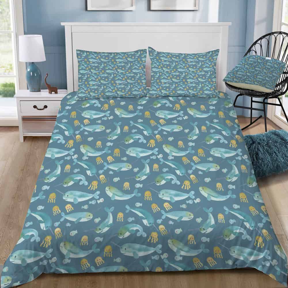 Jelly Narwhal Bedding Set Jelly Narwhal Bedding Set