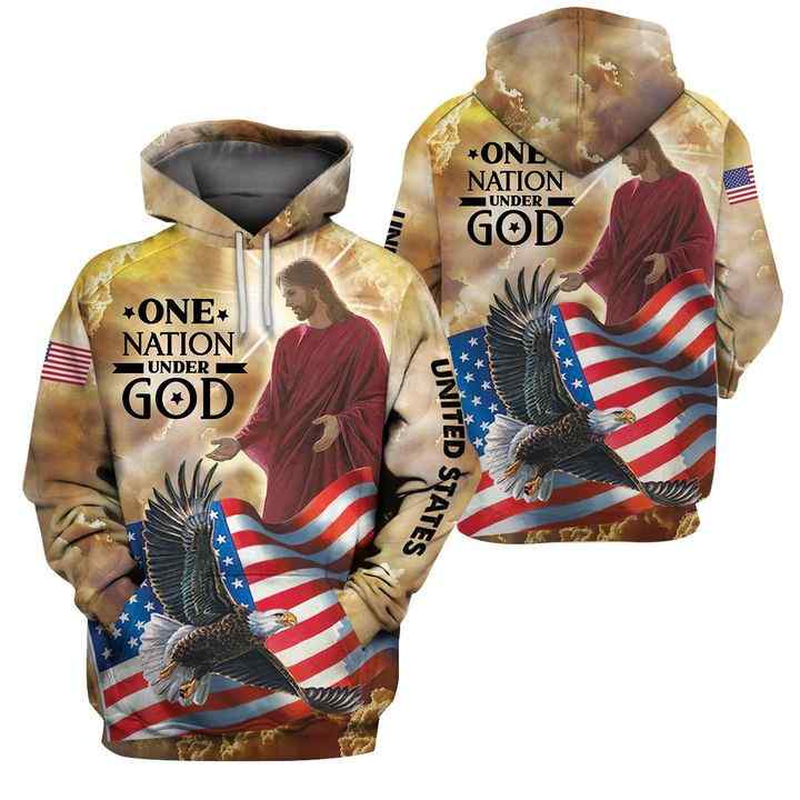 Jesus All Over Printed Unisex Hoodie.1 Jesus All Over Printed Unisex Hoodie.1
