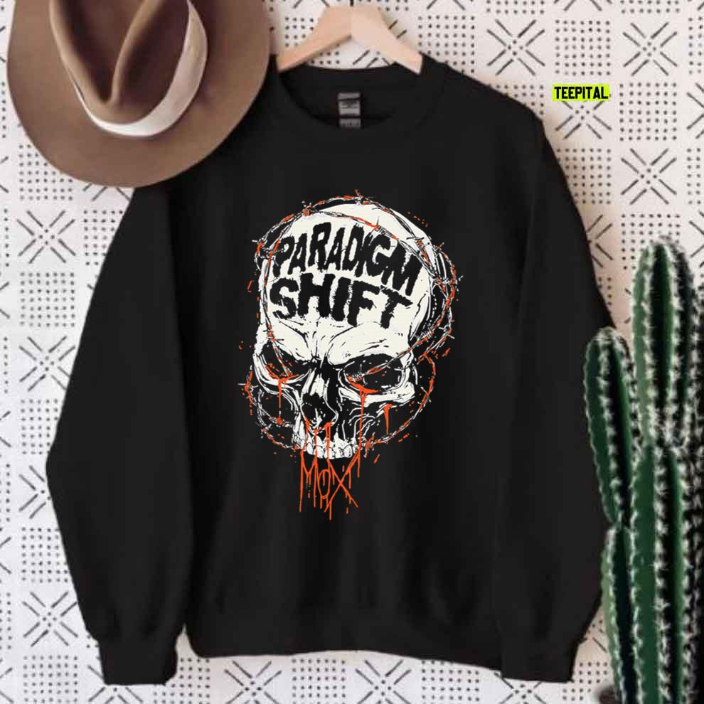 Jon Moxley Paradigm Shift Skull T-Shirt Jon Moxley Paradigm Shift Skull T-Shirt