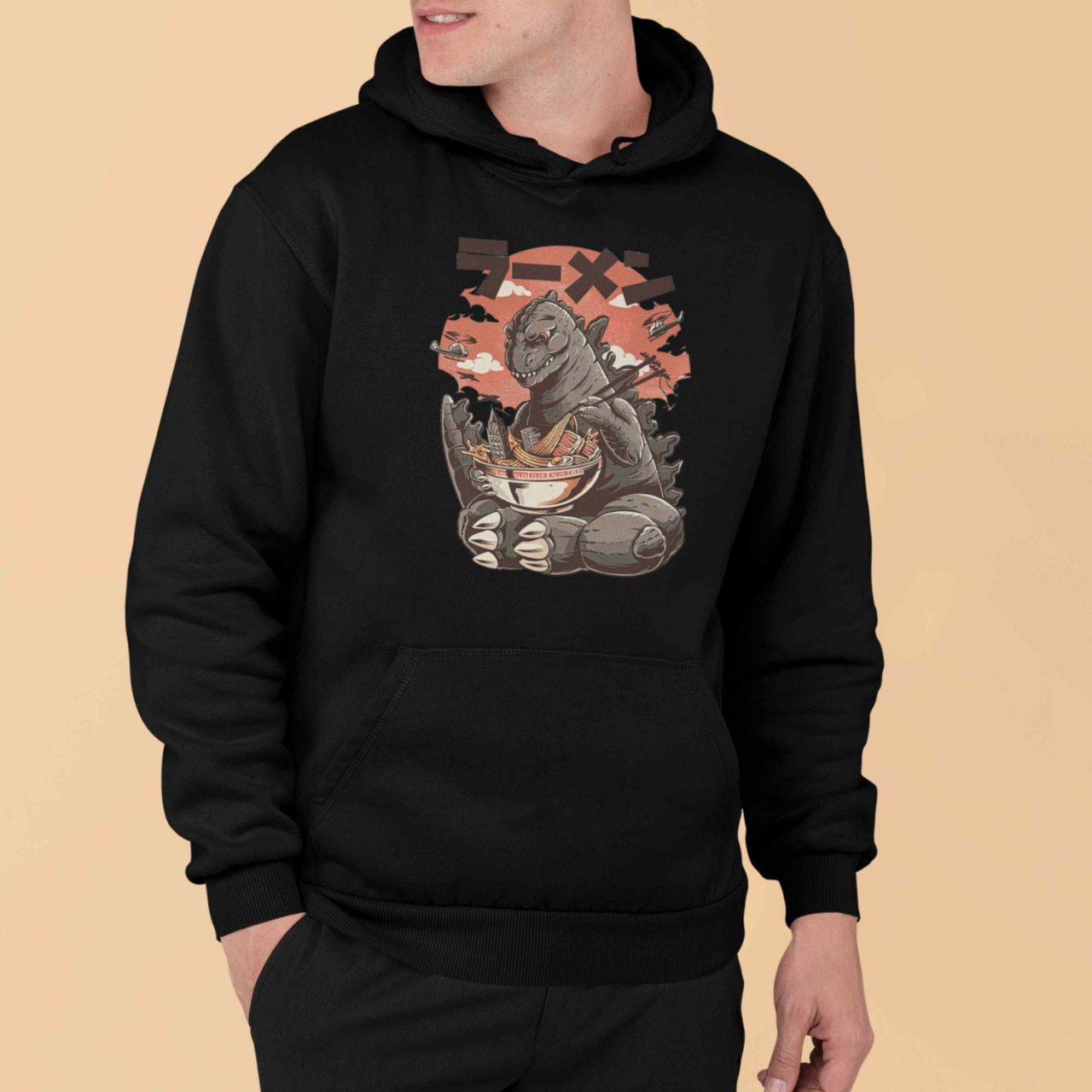 Kaiju Ramen Godzilla Unisex Hoodie Kaiju Ramen Godzilla Unisex Hoodie