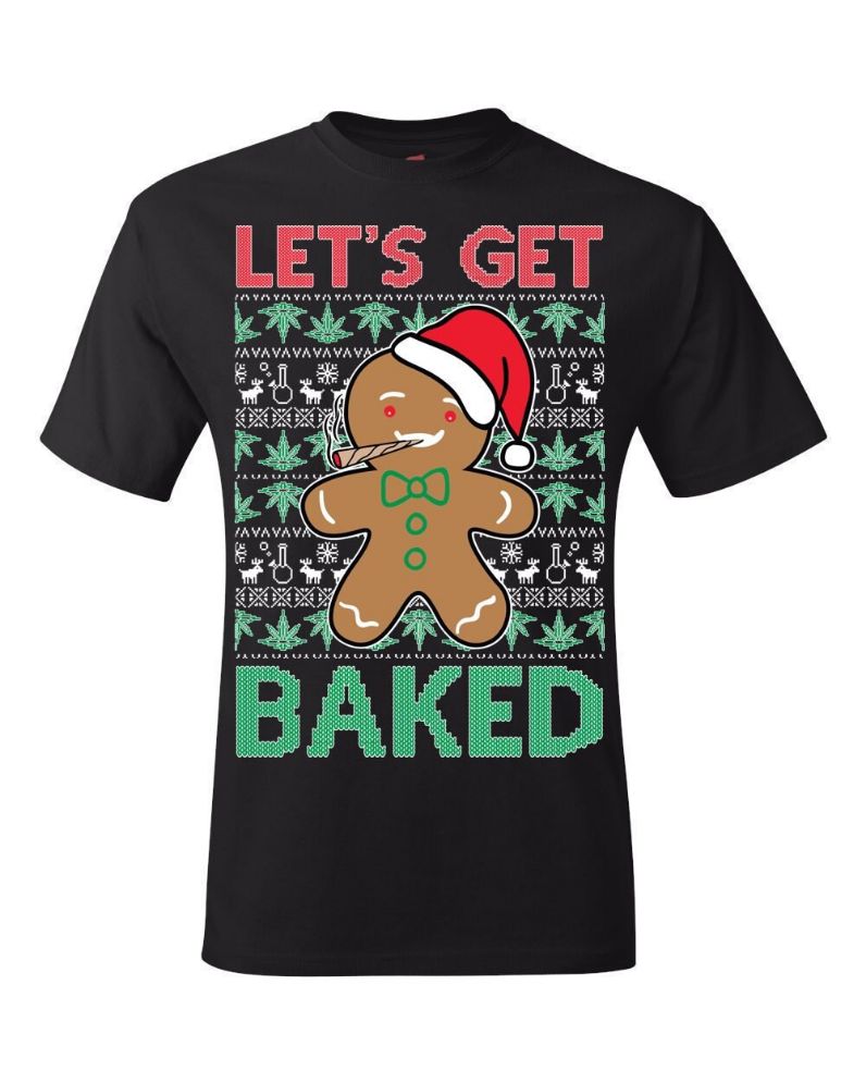 Lets Get Baked Ugly Christmas Sweater Lets Get Baked Ugly Christmas Sweater