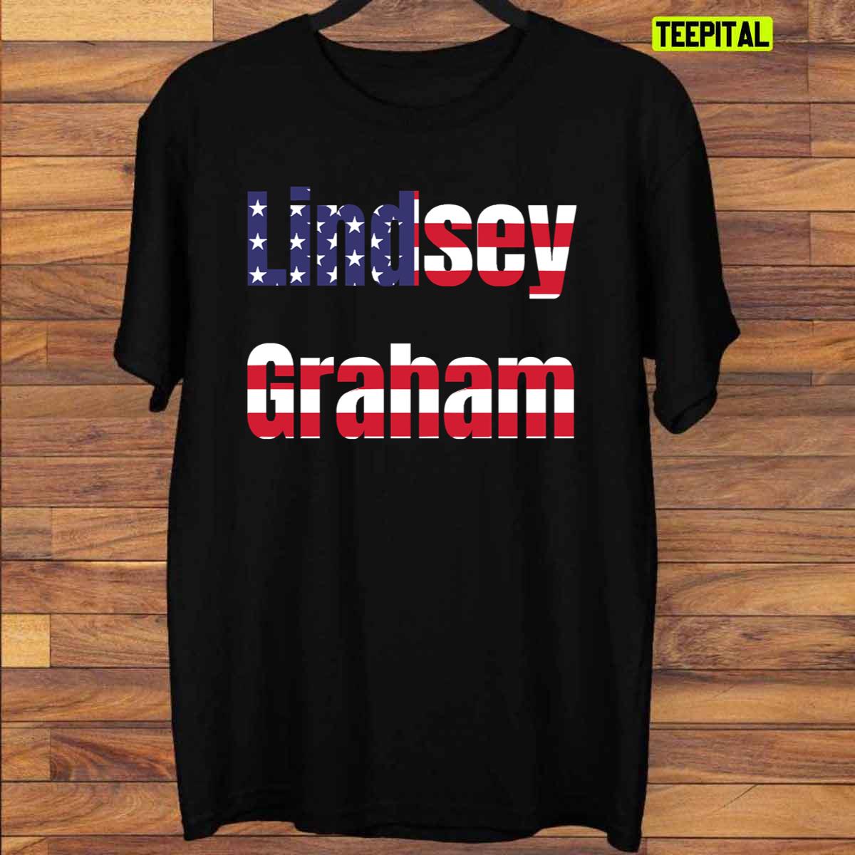 Lindsey Graham USA Flag T-Shirt Lindsey Graham USA Flag T-Shirt