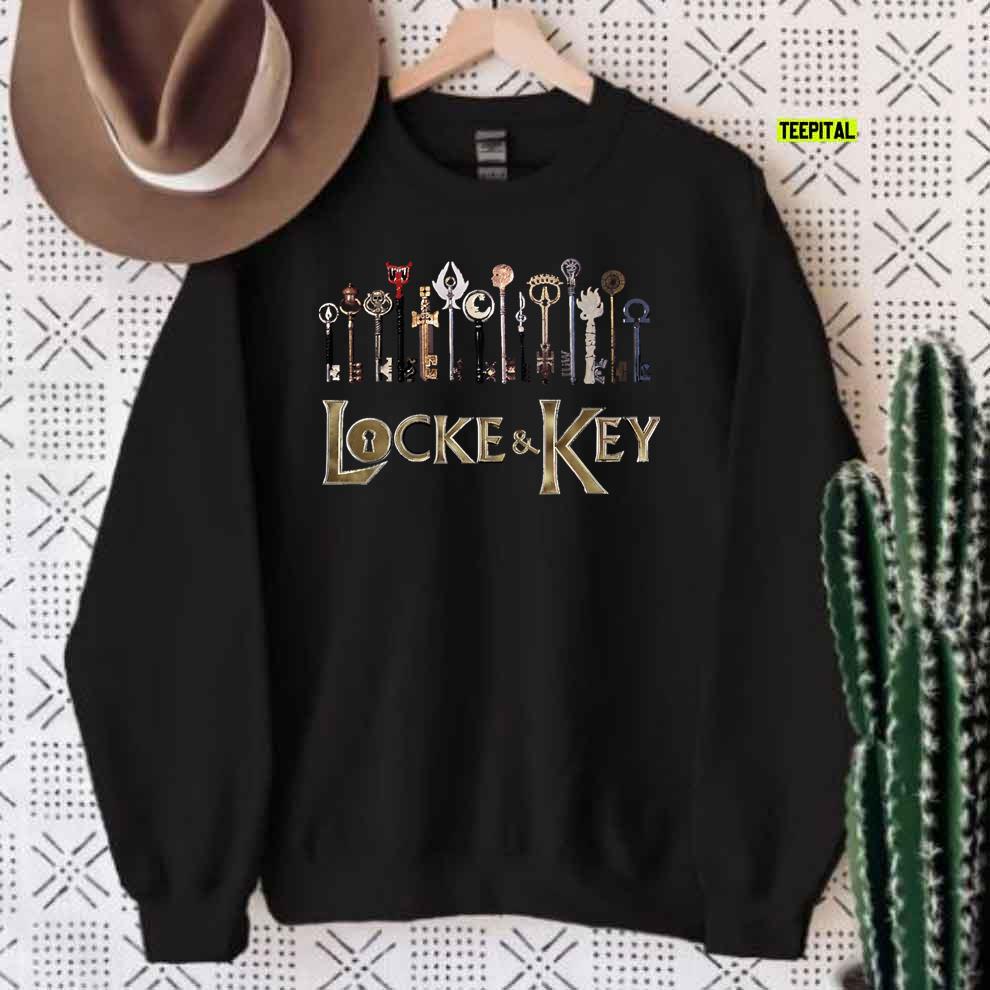 Locke And Key Movie Netflix All Keys T-Shirt Locke And Key Movie Netflix All Keys T-Shirt
