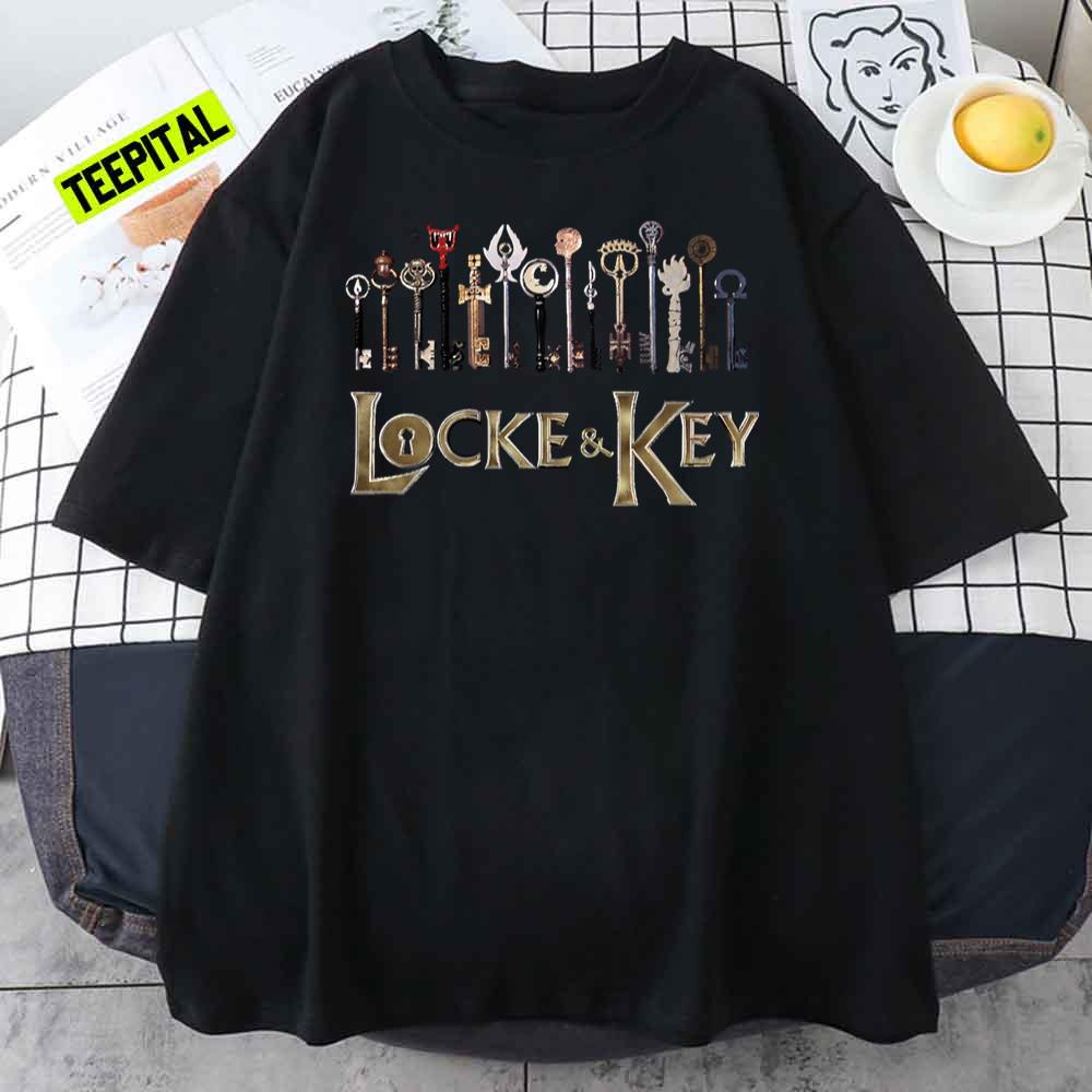 Locke And Key Movie Netflix All Keys T-Shirt Locke And Key Movie Netflix All Keys T-Shirt