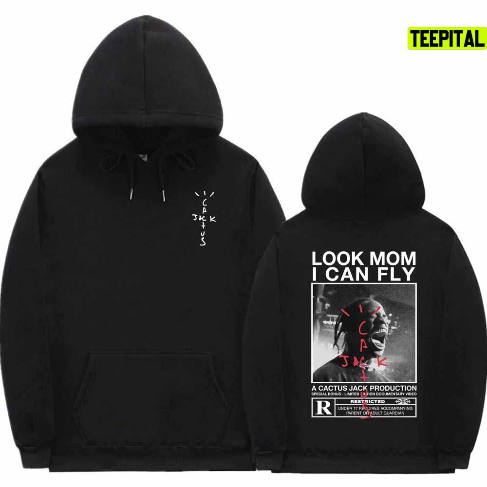 Look Mom I Can Fly Travis Scott Merch Hiphop Hoodie Look Mom I Can Fly Travis Scott Merch Hiphop Hoodie