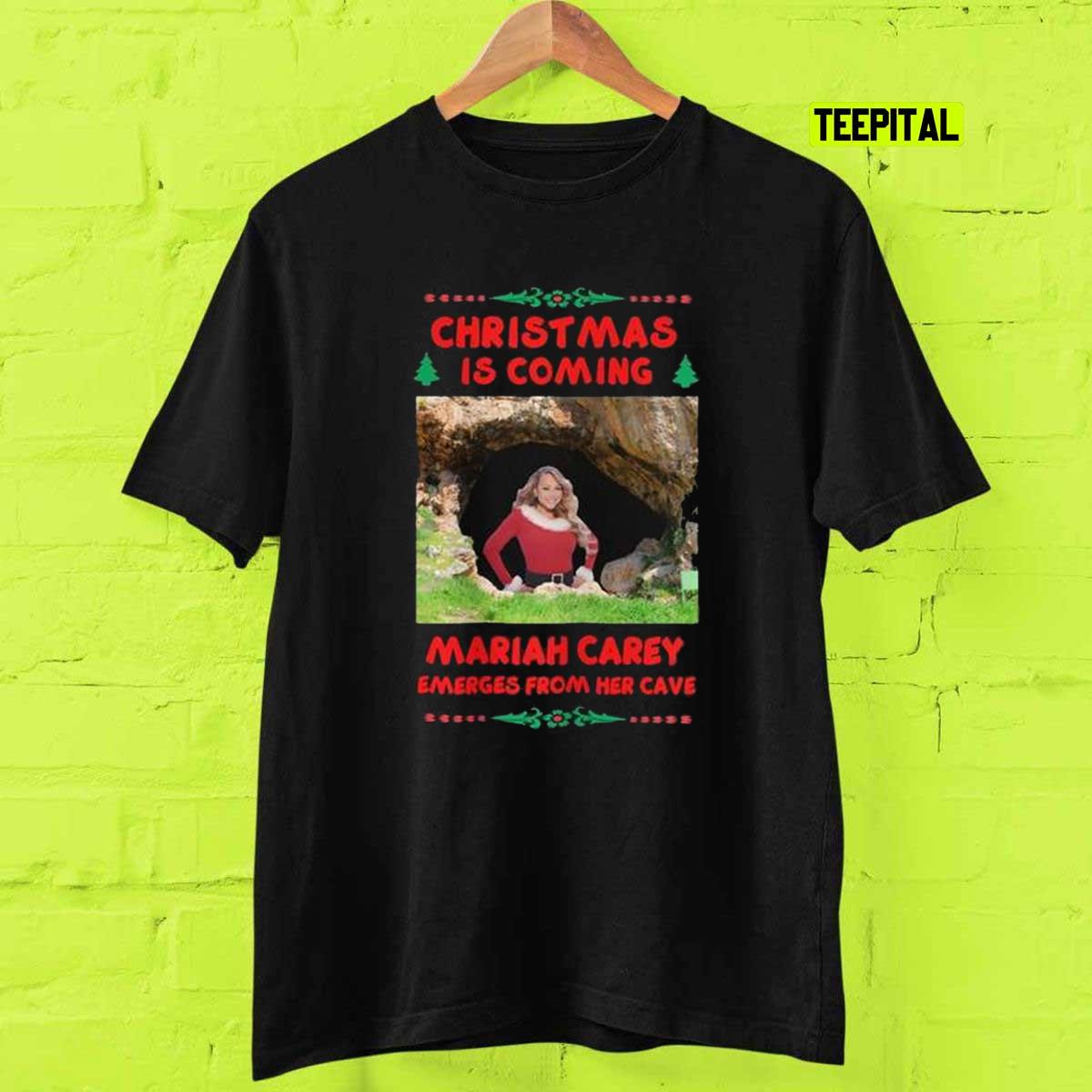 Mariah Carey Christmas Funny Holiday Unisex T-Shirt Mariah Carey Christmas Funny Holiday Unisex T-Shirt