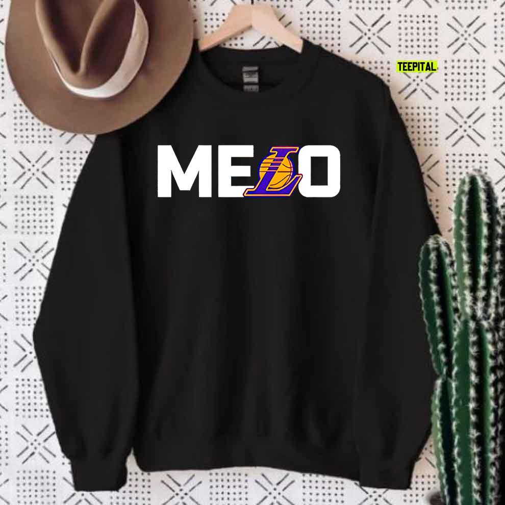 Melo Carmelo Anthony Los Angeles Lakers T-Shirt Melo Carmelo Anthony Los Angeles Lakers T-Shirt