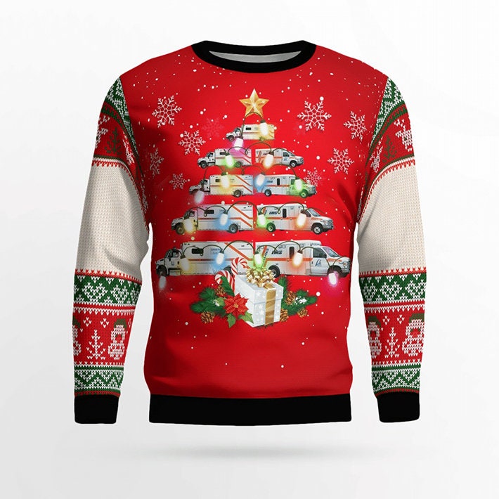 Merry Christmas Lambton EMS Ugly Sweater Sweatshirt Merry Christmas Lambton EMS Ugly Sweater Sweatshirt