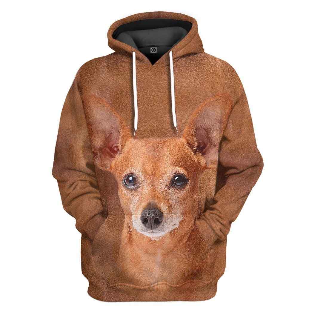 Miniature Pinscher Dog Front And Back All Over Print Unisex Hoodie For Dog Lovers Miniature Pinscher Dog Front And Back All Over Print Unisex Hoodie For Dog Lovers