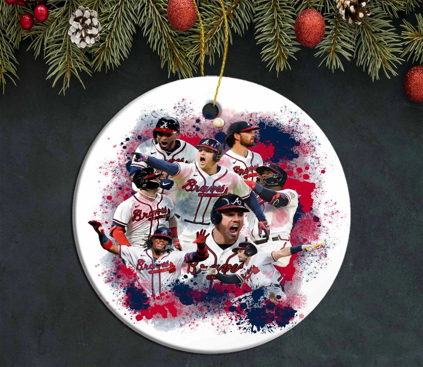 Mlb Braves World Series World Series Champions Christmas 2021 Ornament Mlb Braves World Series World Series Champions Christmas 2021 Ornament