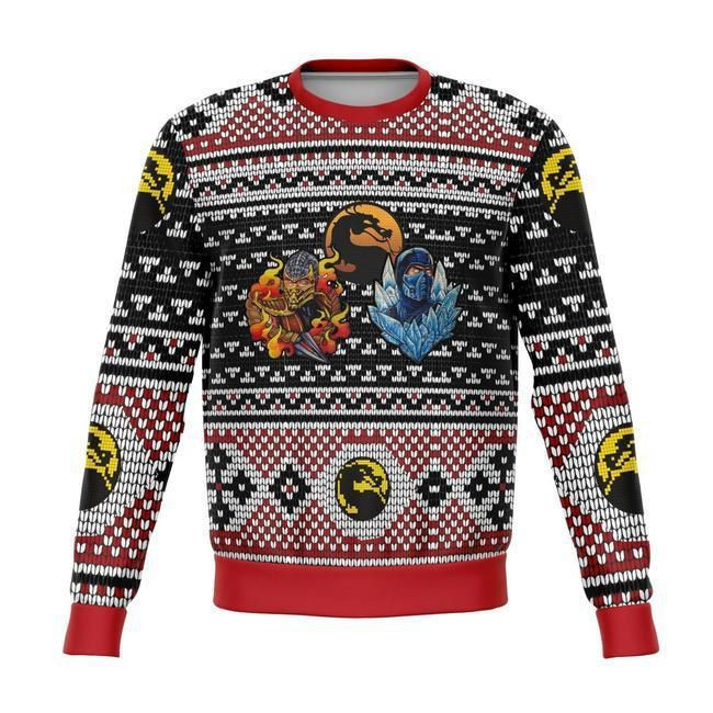 Mortal Combat Ninjas All Over Printed Sweater Mortal Combat Ninjas All Over Printed Sweater