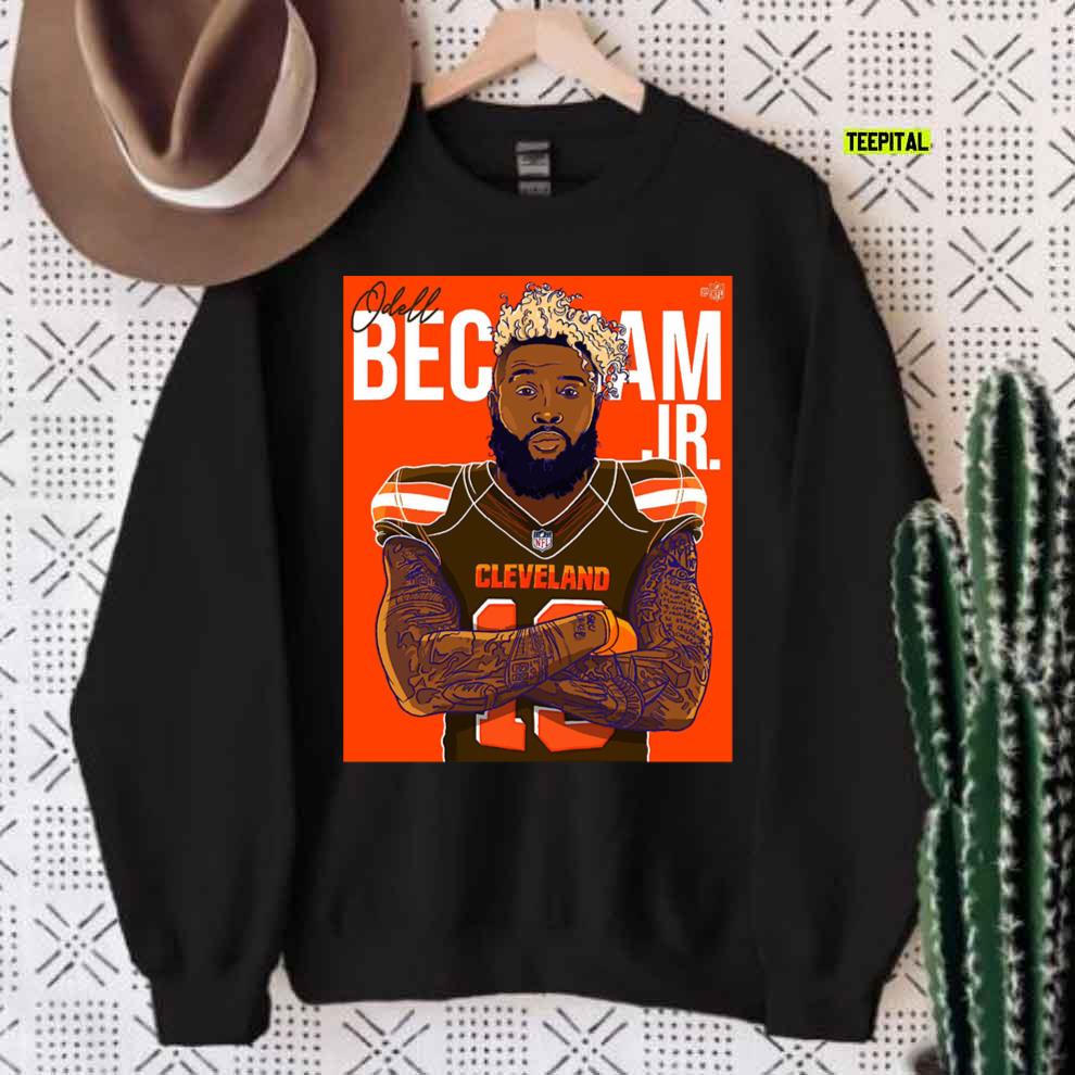 Odell Beckham Jr Signature Cleveland Browns T-Shirt Odell Beckham Jr Signature Cleveland Browns T-Shirt