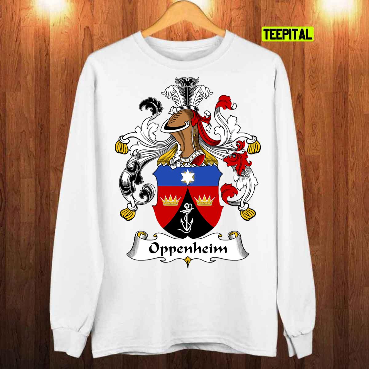 Oppenheim Coat of Arms - Family Crest Unisex T-Shirt Oppenheim Coat of Arms - Family Crest Unisex T-Shirt