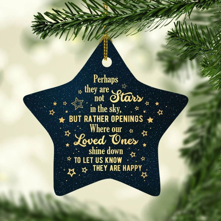 Perhaps They Are Not Really Stars In The Sky Ative Star Christmas Ceramic Ornament Perhaps They Are Not Really Stars In The Sky Ative Star Christmas Ceramic Ornament