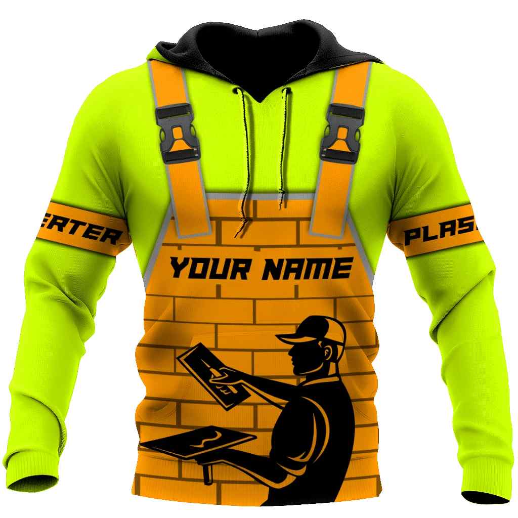 Plasterer Unisex Hoodie Personalized Name XT SN Plasterer Unisex Hoodie Personalized Name XT SN