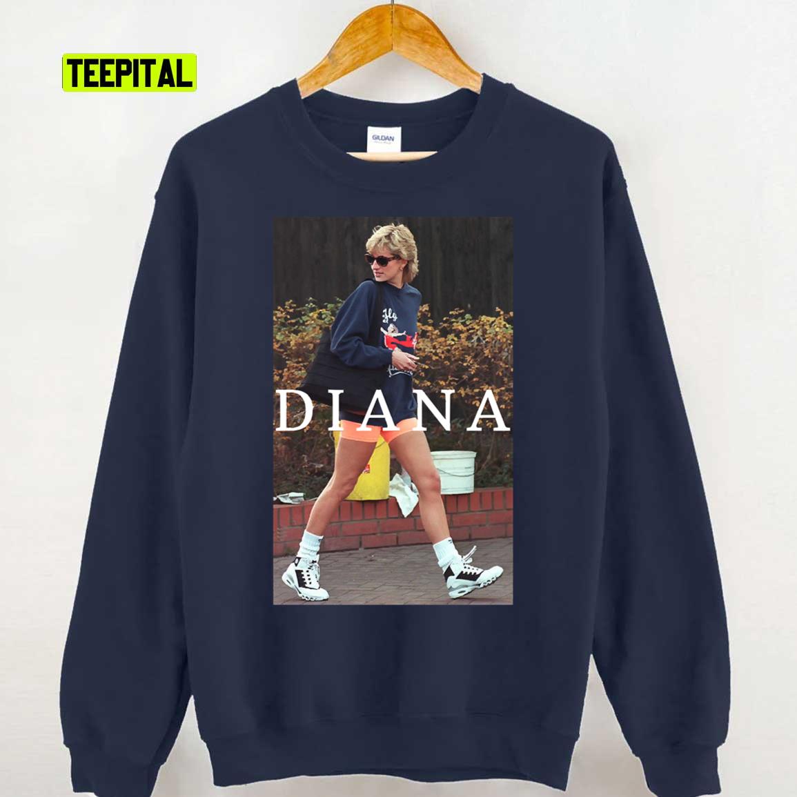 Princess Diana Fly Virgin Atlantic Iconic Sweatshirt Princess Diana Fly Virgin Atlantic Iconic Sweatshirt