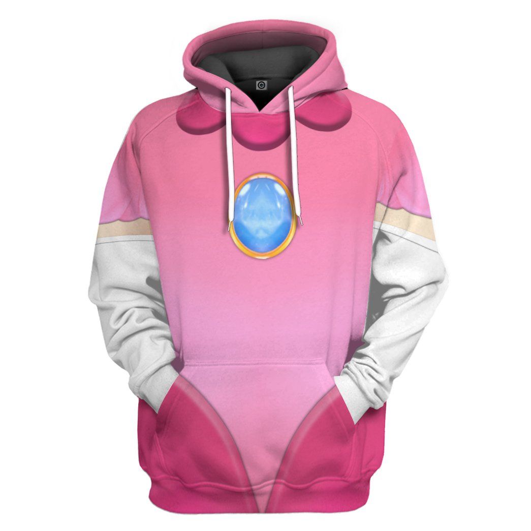 Princess Peach All Over Print Unisex Hoodie Princess Peach All Over Print Unisex Hoodie