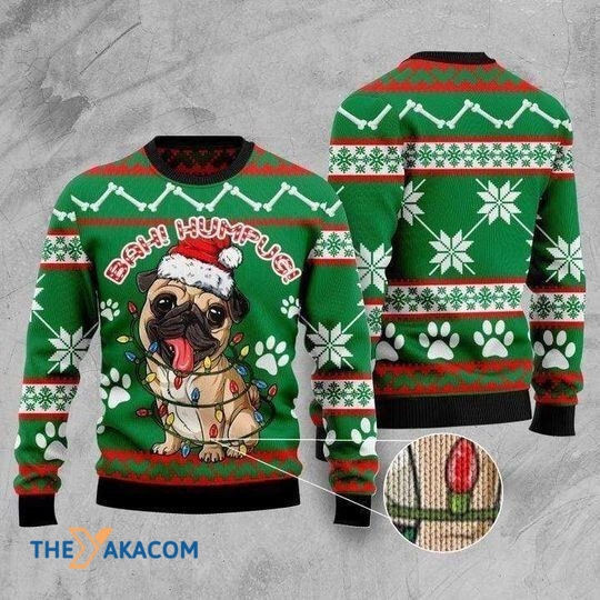 Pug Merry Gift For Dog Lover With Awesome 3D Christmas Sweater Pug Merry Gift For Dog Lover With Awesome 3D Christmas Sweater
