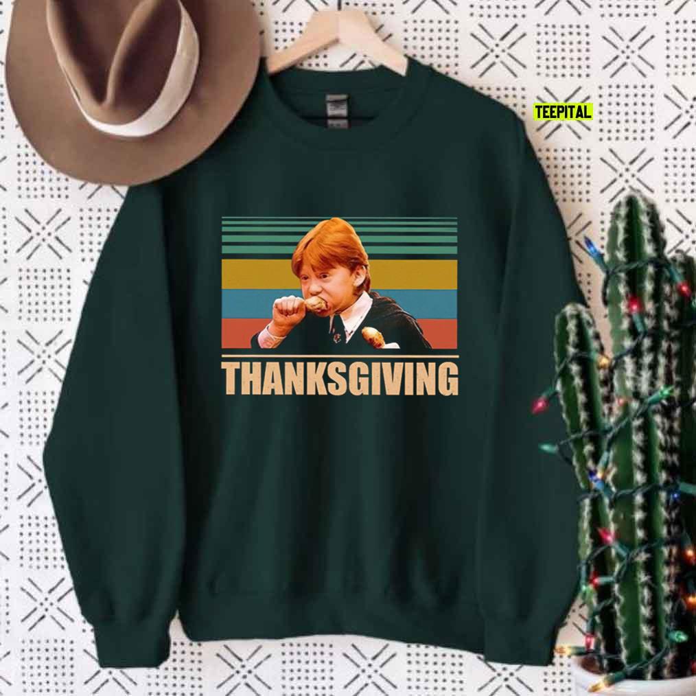 Ron Weasley Thanksgiving Funny Eating Turkey Legs Sweatshirt Ron Weasley Thanksgiving Funny Eating Turkey Legs Sweatshirt
