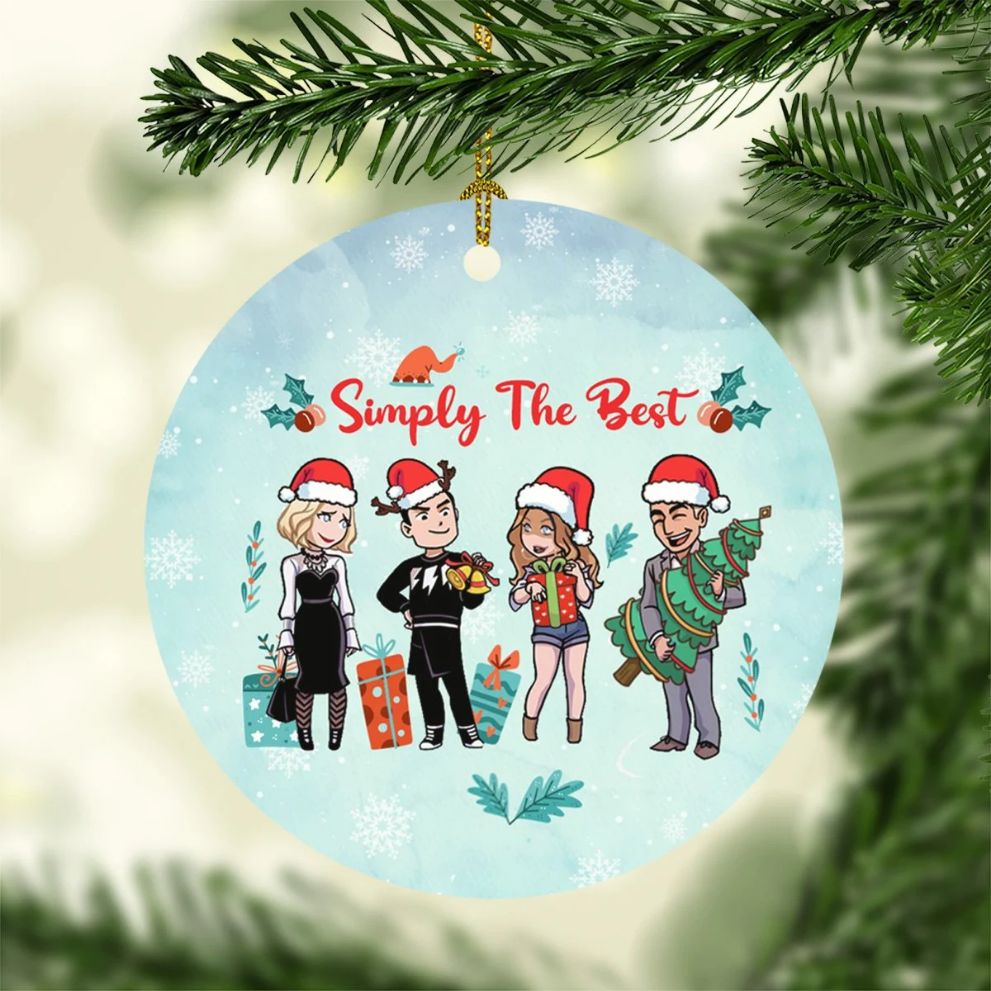 Rose Family Simply Is The Best Rosebud Motel F Christmas Ceramic Ornament Rose Family Simply Is The Best Rosebud Motel F Christmas Ceramic Ornament