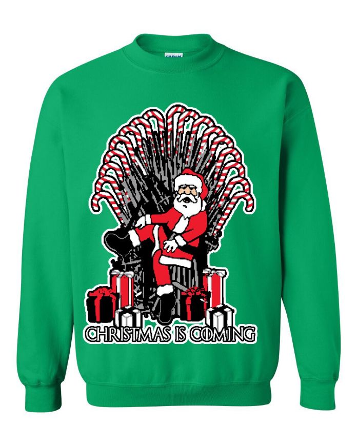 Santa Christmas Is Coming Game Of Throne Christmas Sweater Santa Christmas Is Coming Game Of Throne Christmas Sweater