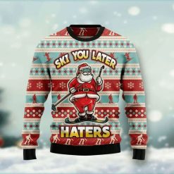 Santa Clause Ski You Later Christmas 3D Sweater