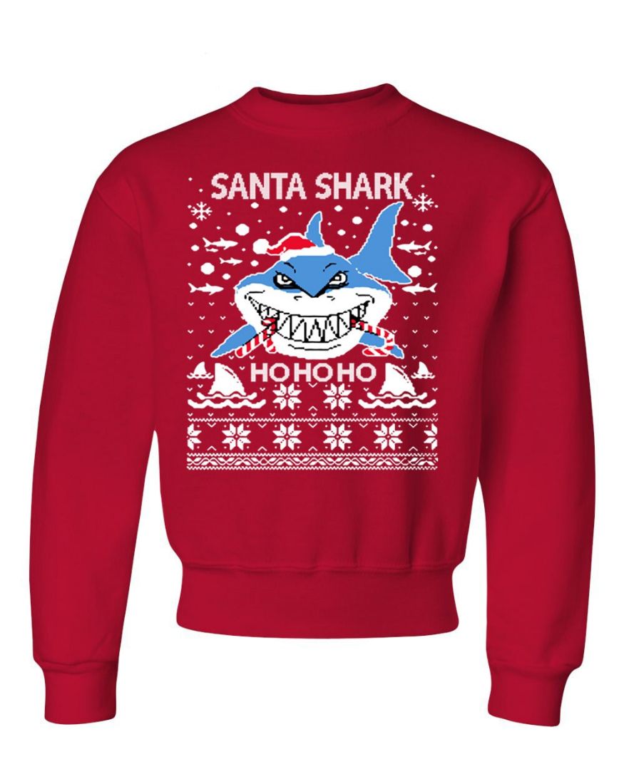 Santa Shark Ugly Christmas Sweater Santa Shark Ugly Christmas Sweater