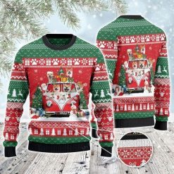 Shiba Inu Family Van Awesome Xmas 3D Sweater