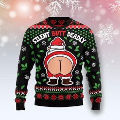 Silent Butt Deadly Santa Awesome Christmas 3D Sweater
