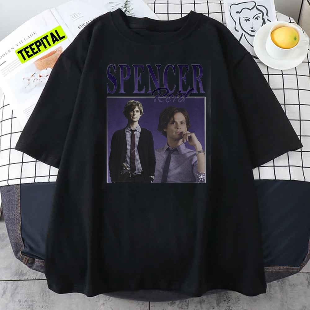 Spencer Reid Criminal Minds TV Series Vintage T-Shirt Spencer Reid Criminal Minds TV Series Vintage T-Shirt