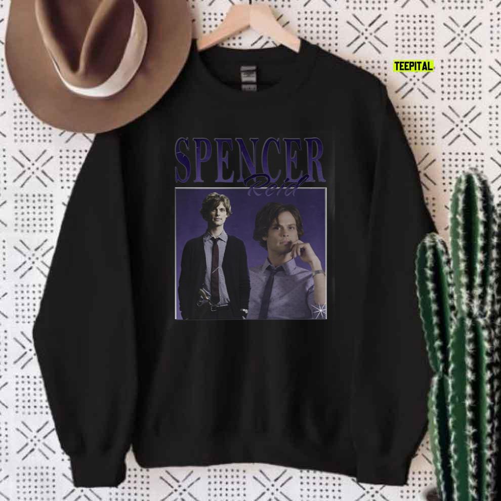 Spencer Reid Criminal Minds TV Series Vintage T-Shirt Spencer Reid Criminal Minds TV Series Vintage T-Shirt
