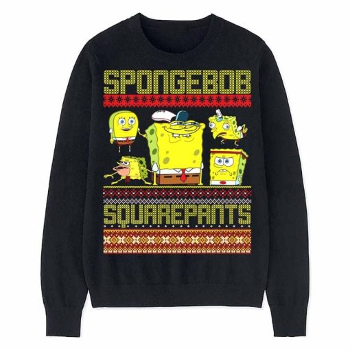 Spongebob Square Pants Ugly Christmas Sweatshirt