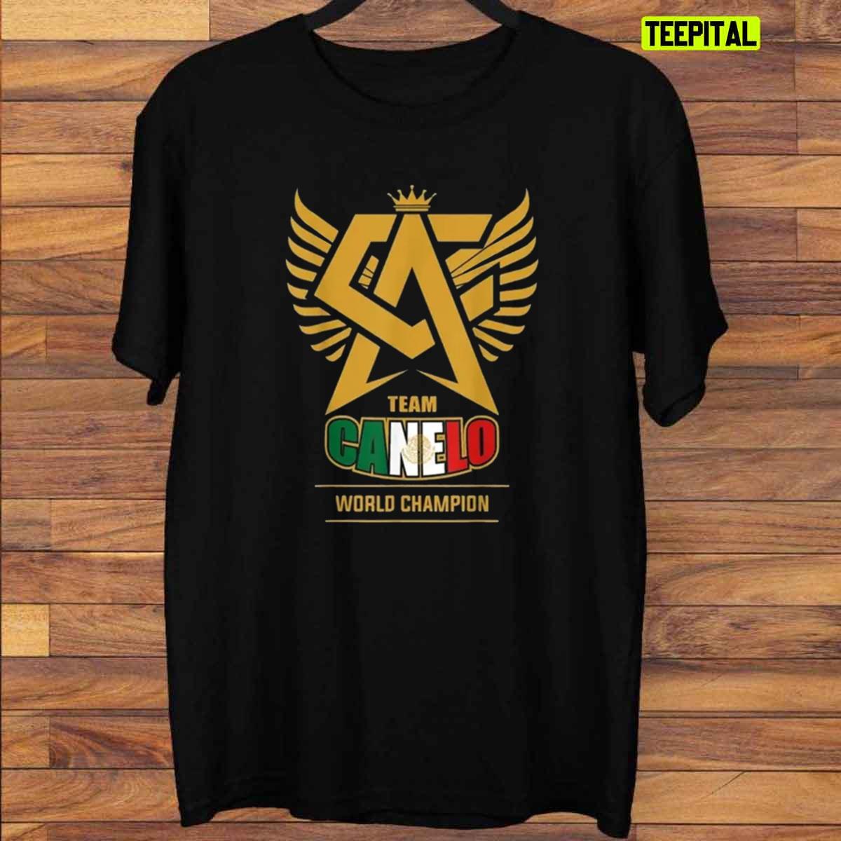 Team Canelo World Champion T-Shirt Team Canelo World Champion T-Shirt