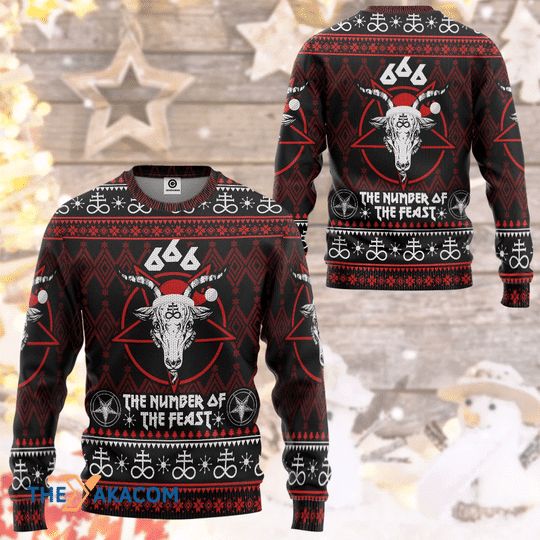 The Number Of The Feast Christmas Sweater 3D The Number Of The Feast Christmas Sweater 3D
