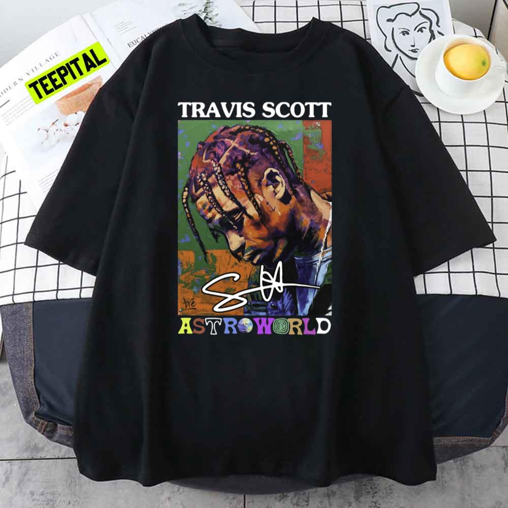 Travis Scott Astroworld 2021 Signature T-Shirt Travis Scott Astroworld 2021 Signature T-Shirt