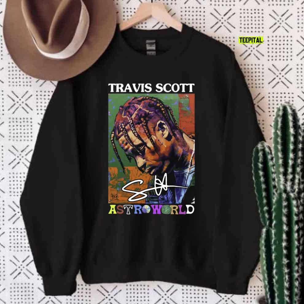 Travis Scott Astroworld 2021 Signature T-Shirt Travis Scott Astroworld 2021 Signature T-Shirt