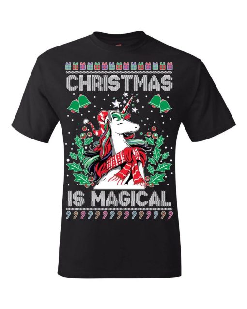Unicorn Christmas Is Magical Unisex Sweatshirt
