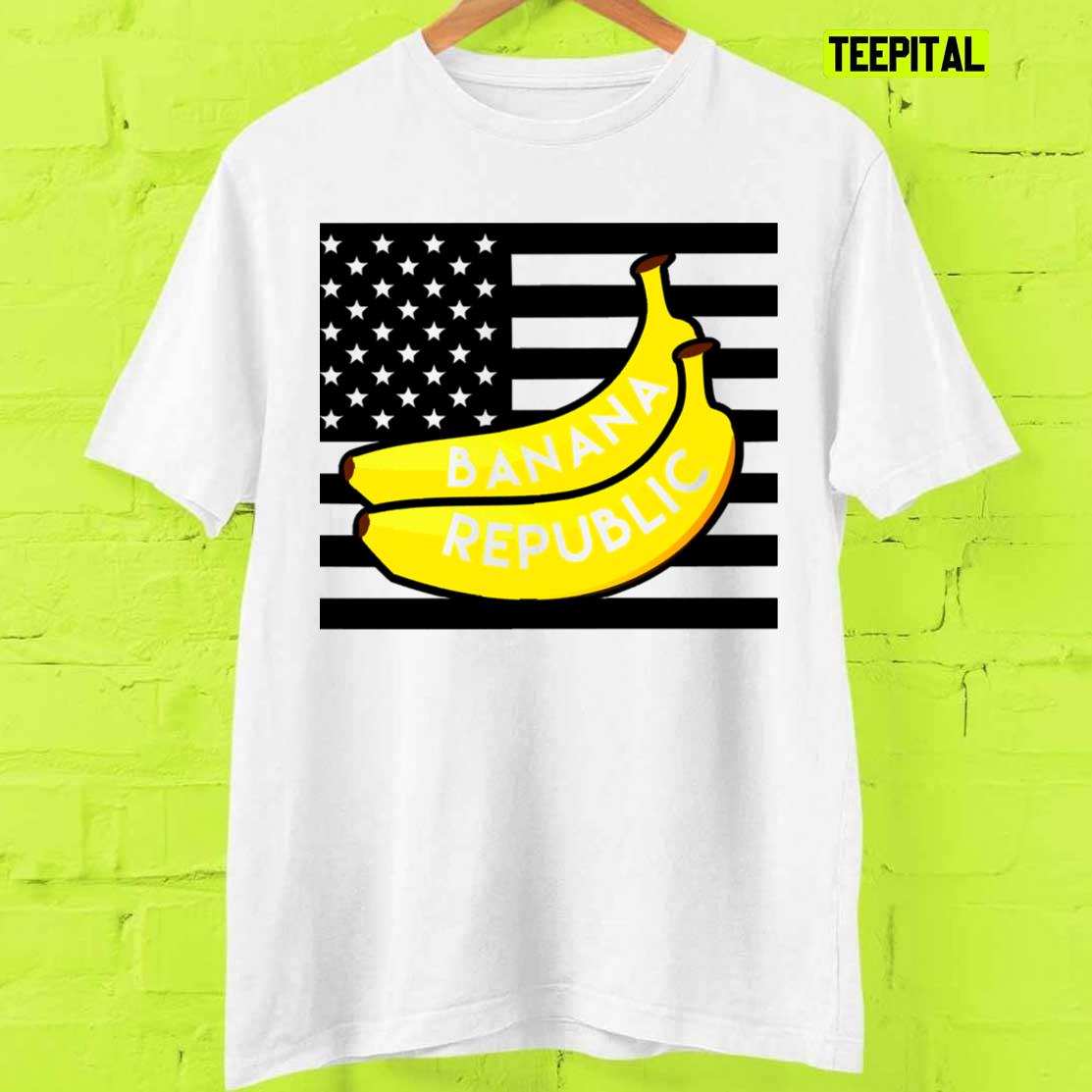 USA Banana Republican Capitol American Flag T-Shirt USA Banana Republican Capitol American Flag T-Shirt
