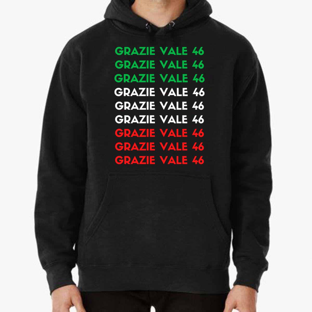 Vale Rossi Grazie Vale 46 Unisex T-Shirt Vale Rossi Grazie Vale 46 Unisex T-Shirt