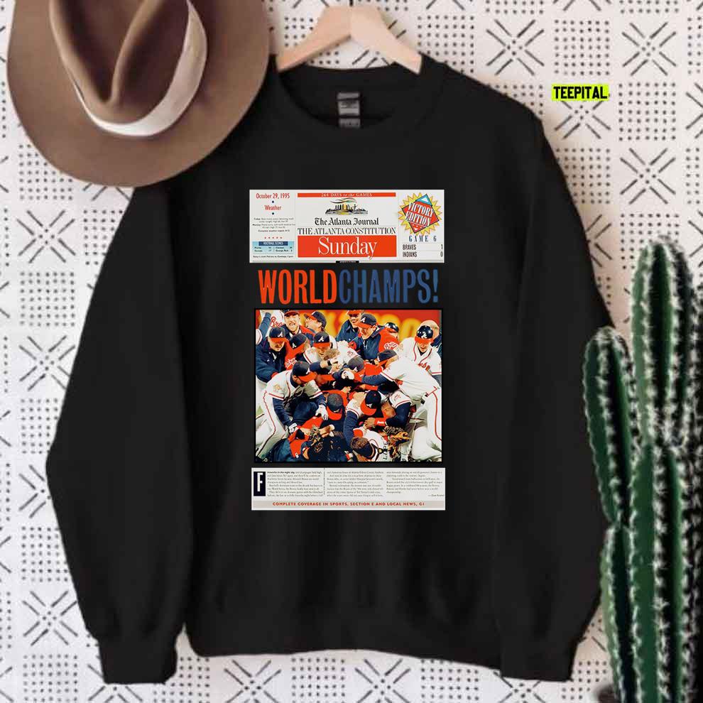 Vintage Style Atlanta Braves 1995 Champs T-Shirt Vintage Style Atlanta Braves 1995 Champs T-Shirt