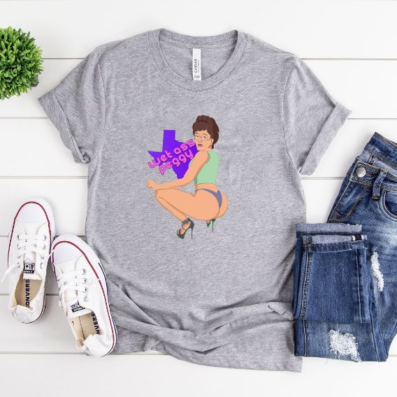 Wet Ass Peggy WAP Funny T-shirt Wet Ass Peggy WAP Funny T-shirt